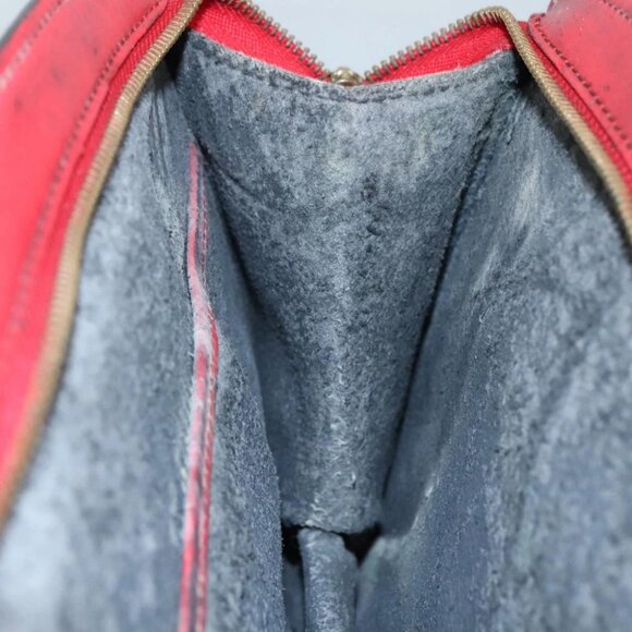 LOUIS VUITTON Epi Trousse Crete Clutch Bag Red M48407 LV Auth 108169 - Picture 8 of 16